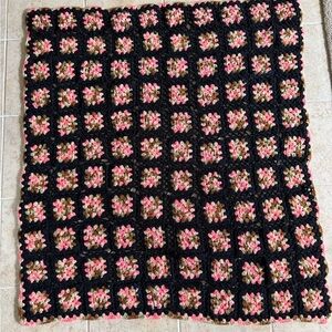 1970’s Vintage Handmade Crochet Blanket  from a Witch’s Estate Great Story ⭐️